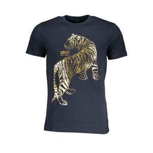 Cavalli Class Blu Cotton Men Men's T-Shirt